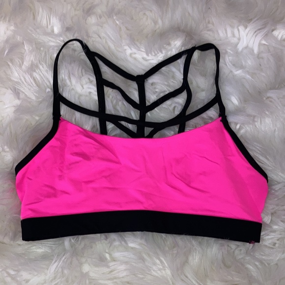 PINK VS Ultimate Sports Bra Bralette Strappy Back Cage Top S - Picture 4 of 8